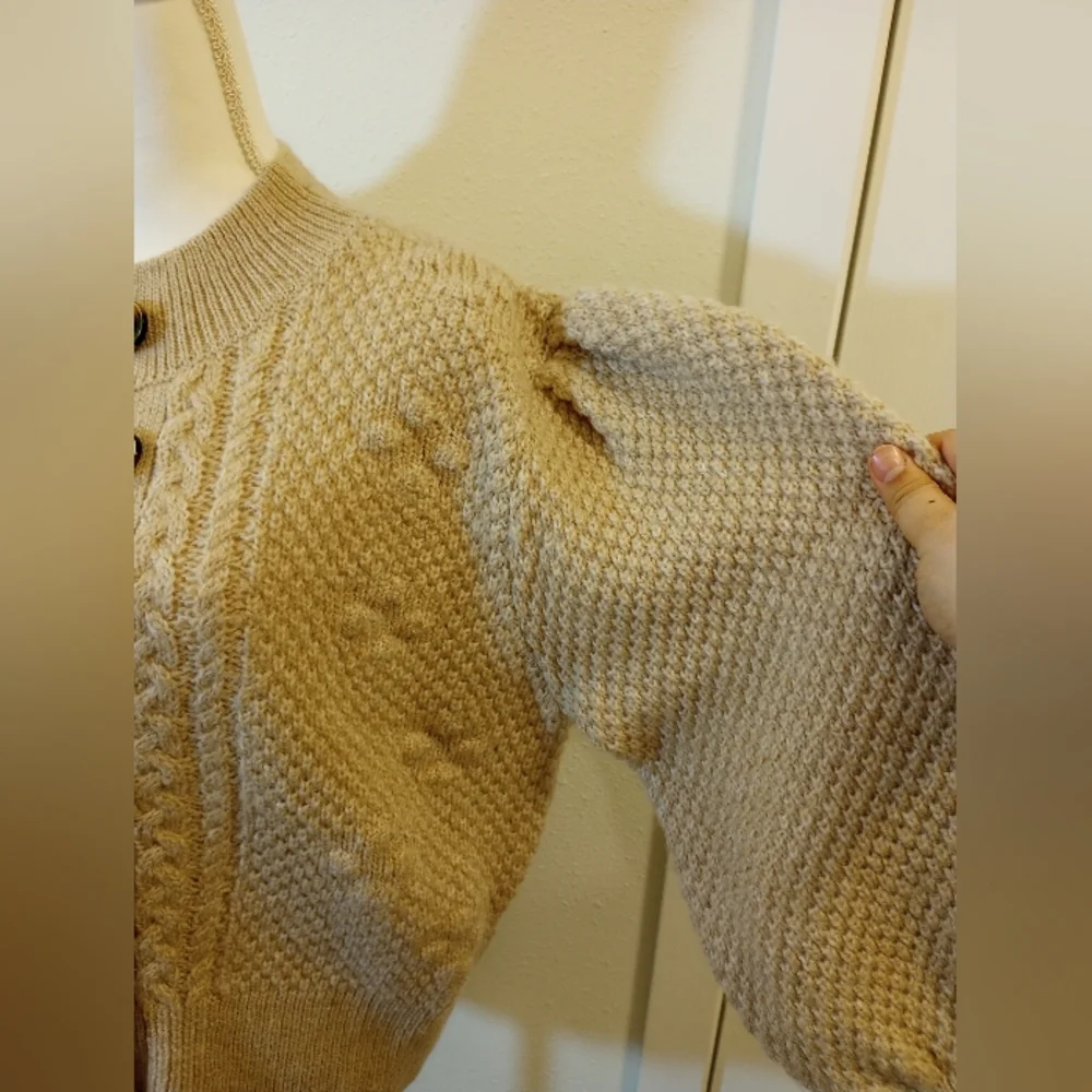 Who What Wear Texture-Stitch Cardigan, Sz XL - Picture 3 of 10